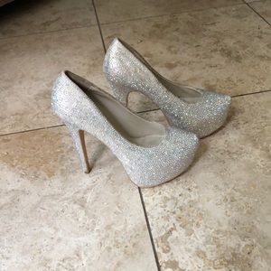Sparkly high heels